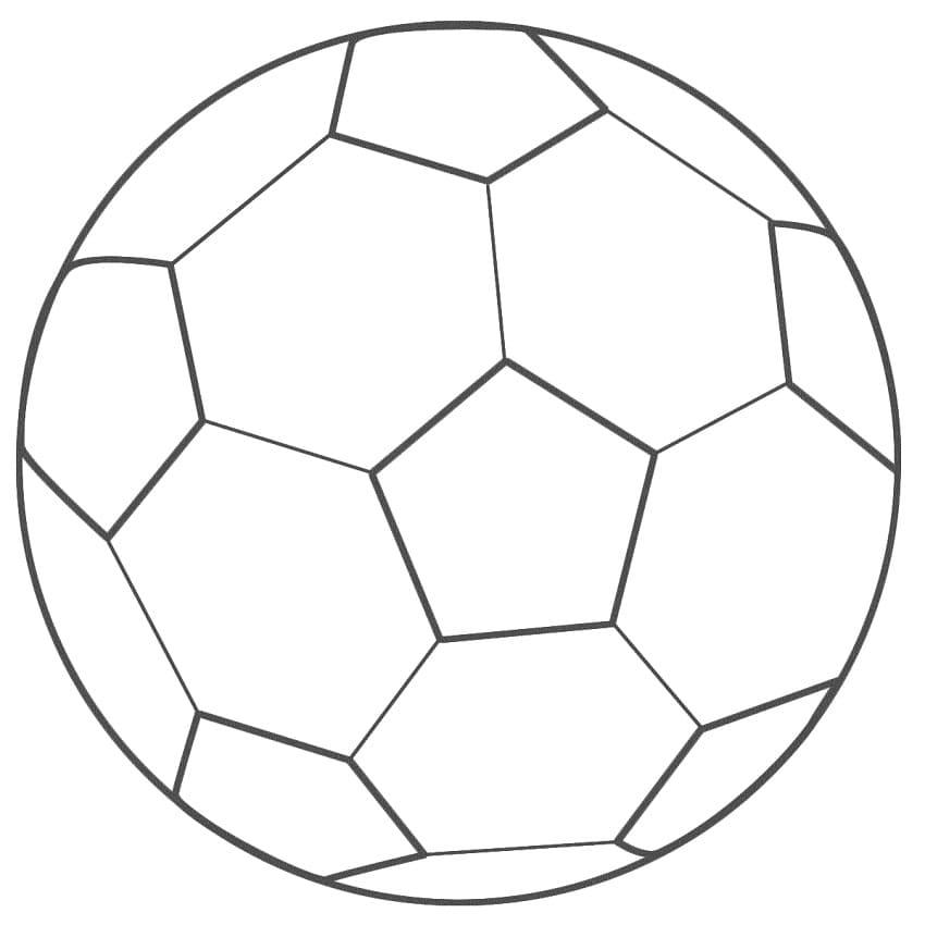 Coloriage Ballon De Football