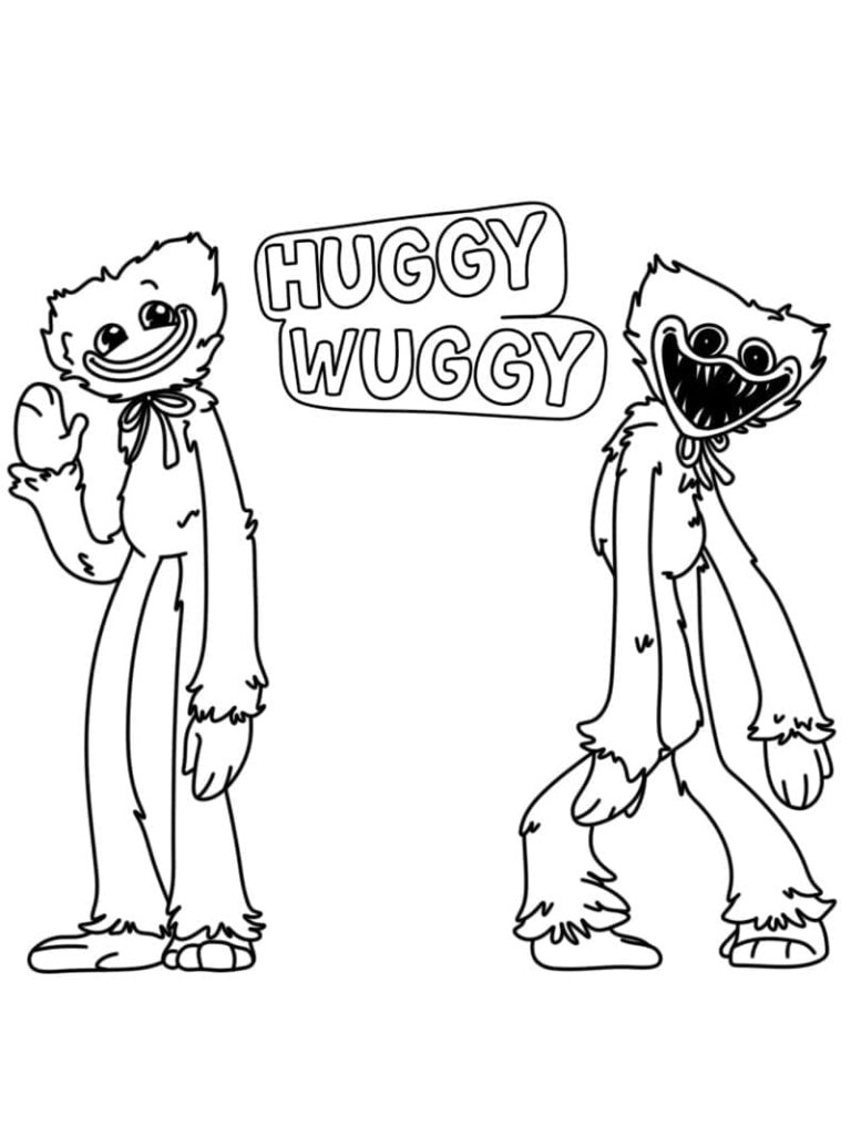 Huggy Wuggy De Poppy Playtime Coloriage