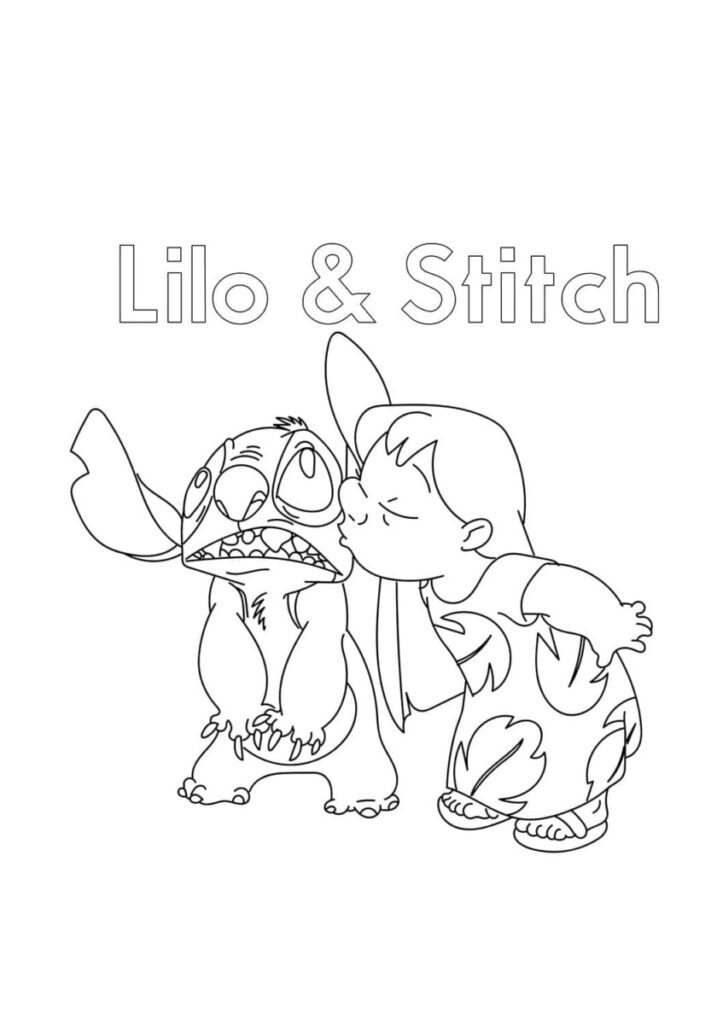 Lilo Et Stitch 5 Coloriage
